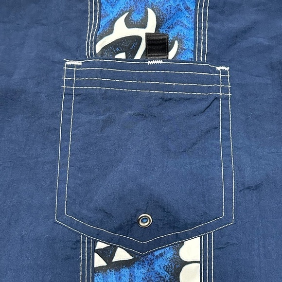 Maki’s Aloha Navy Board Short Swim Side Pocket - Picture 6 of 8